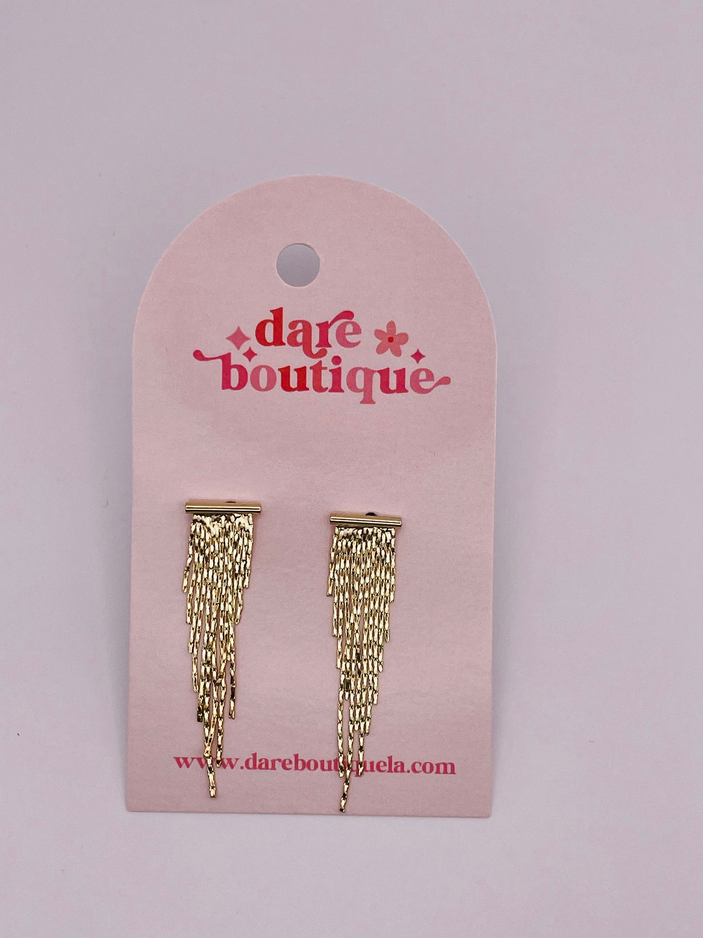 Golden Dangle Earrings