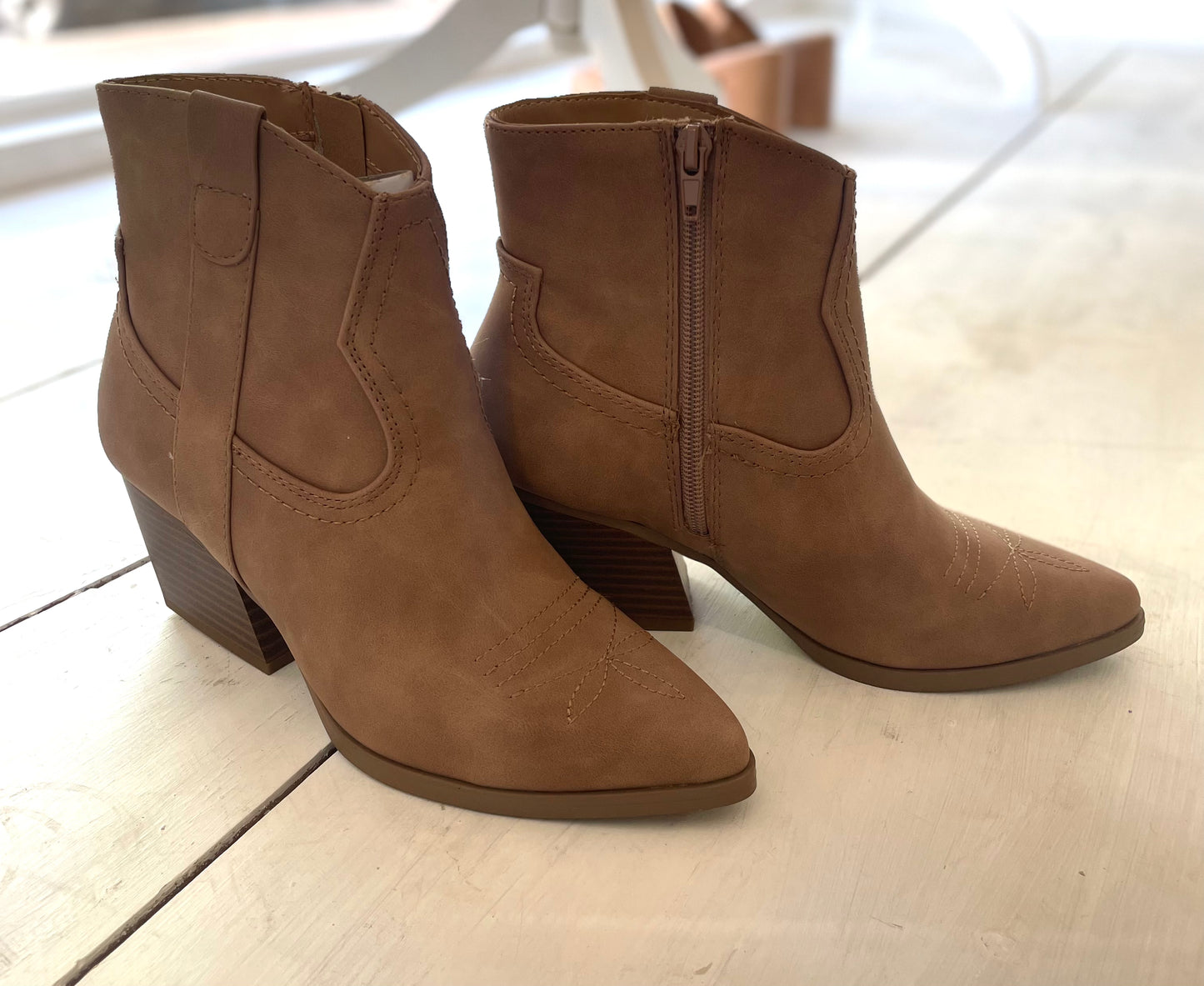 Taupe Ankle Boots