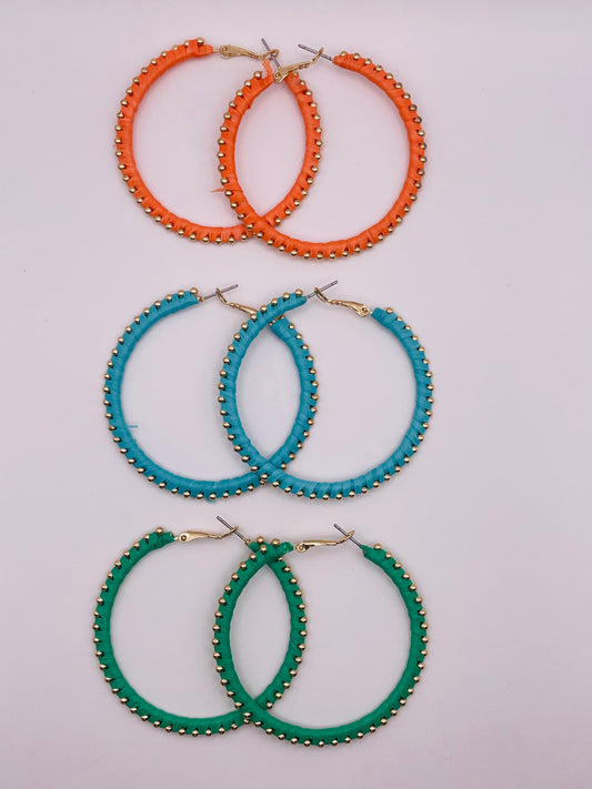 Stud Hoop Earrings