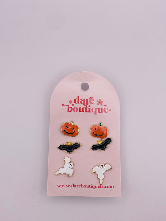 Halloween 3pc Stud Earrings