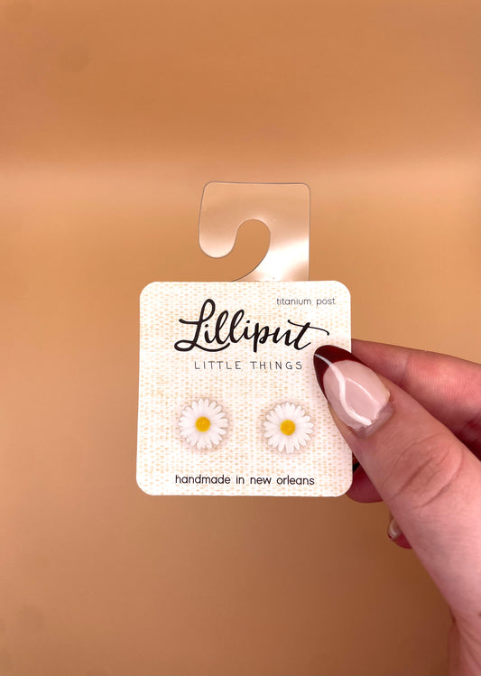 Daisy Flower Stud Earrings