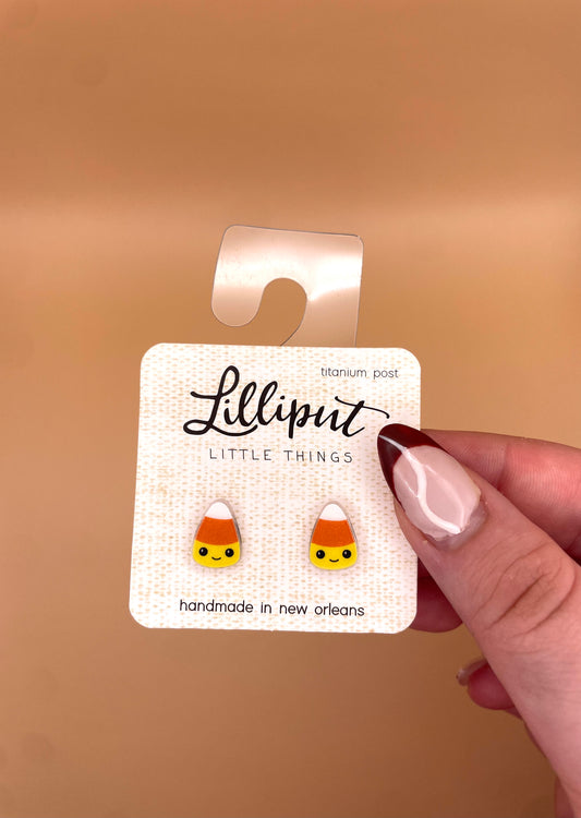 Candy Corn Stud Earrings